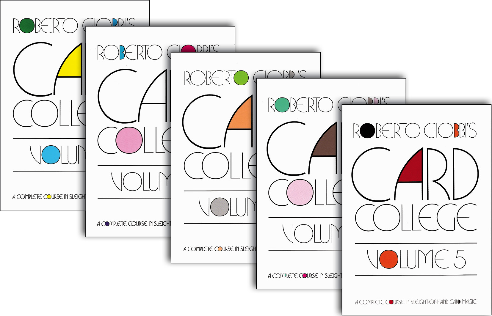 Card College Volumes 1, 2, 3, 4 &amp; 5 – Roberto Giobbi
